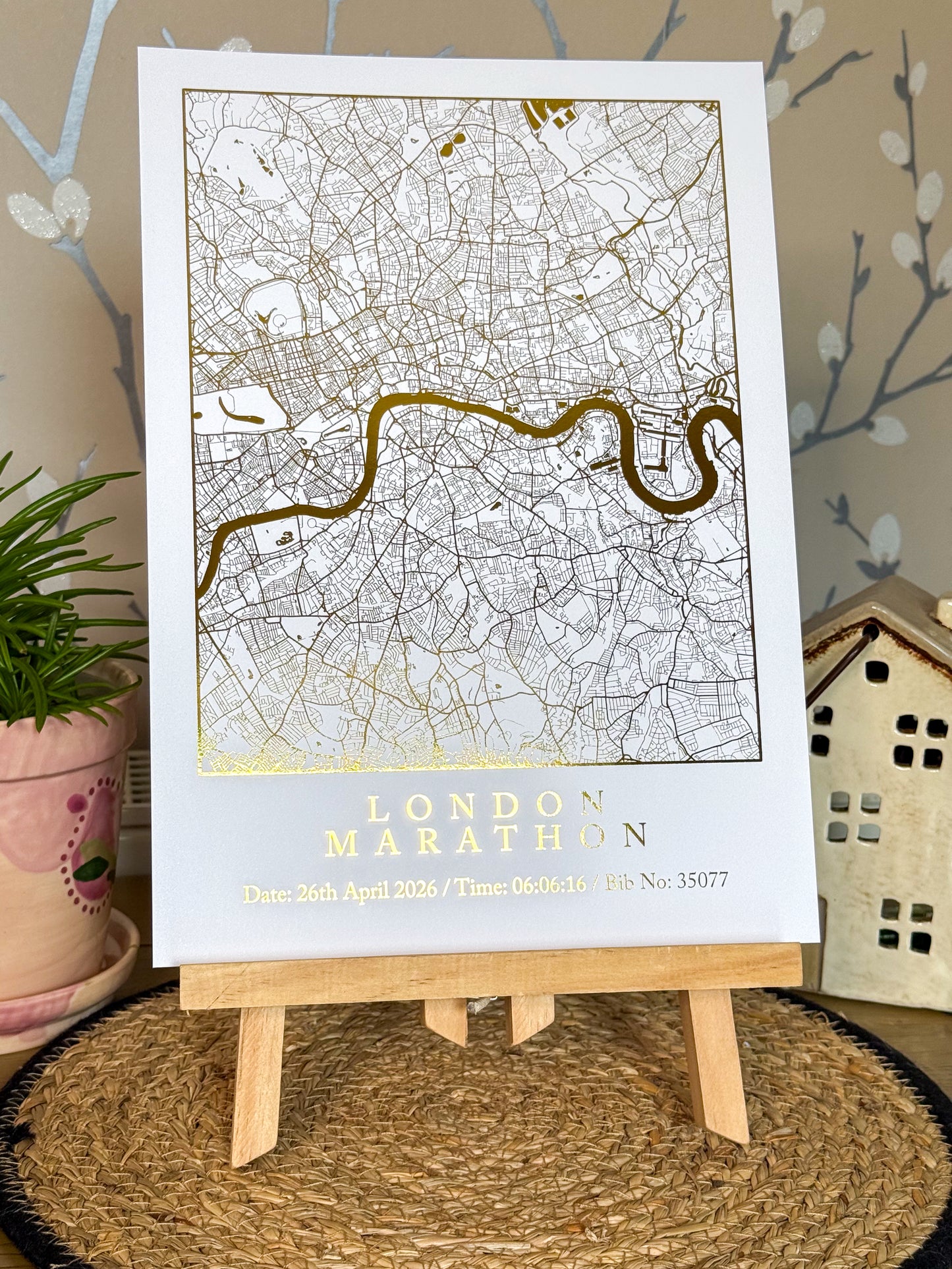 Marathon Map Foil