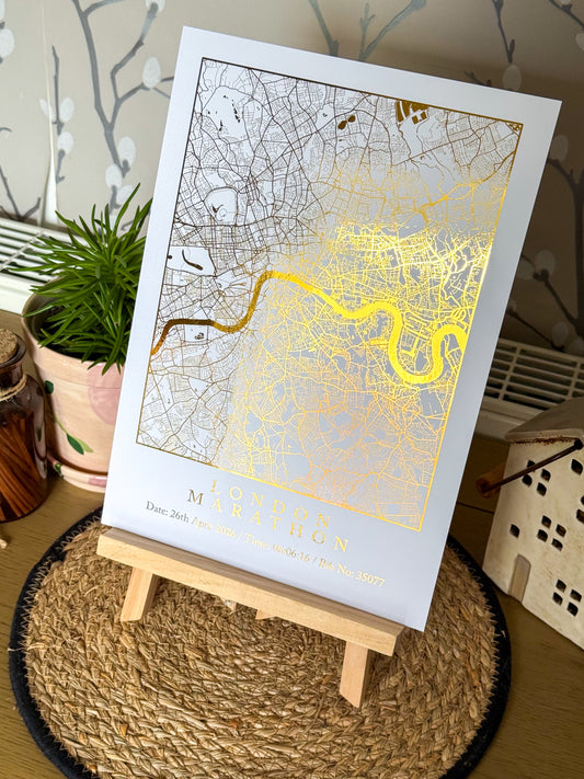 Marathon Map Foil