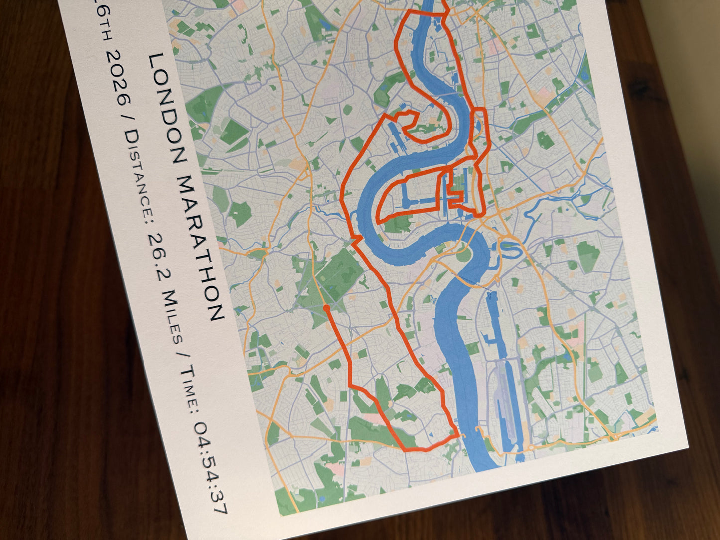 Marathon Route Map