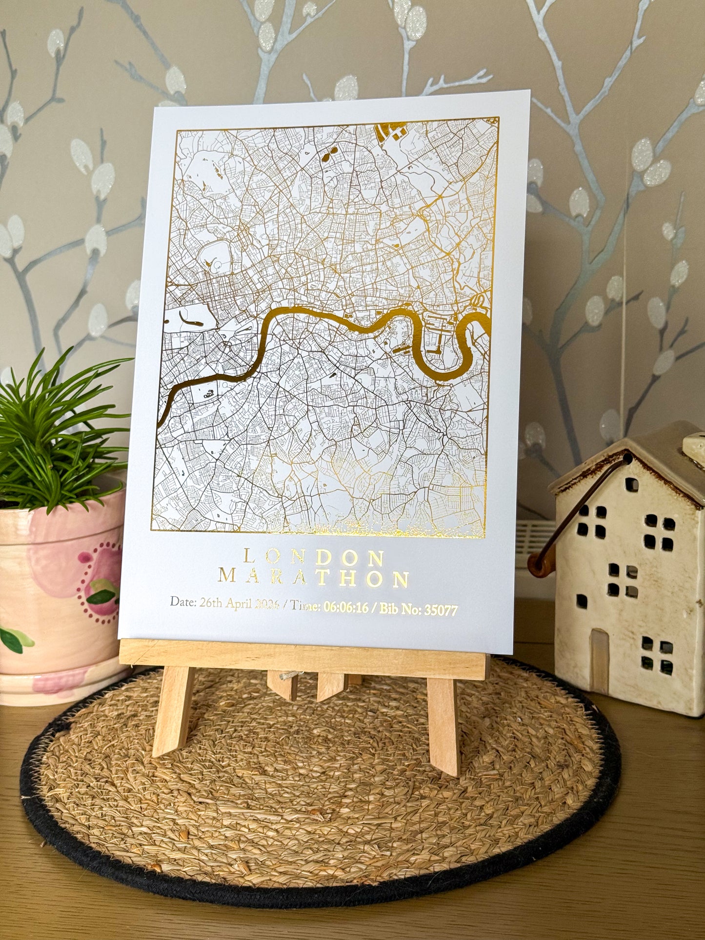 Marathon Map Foil