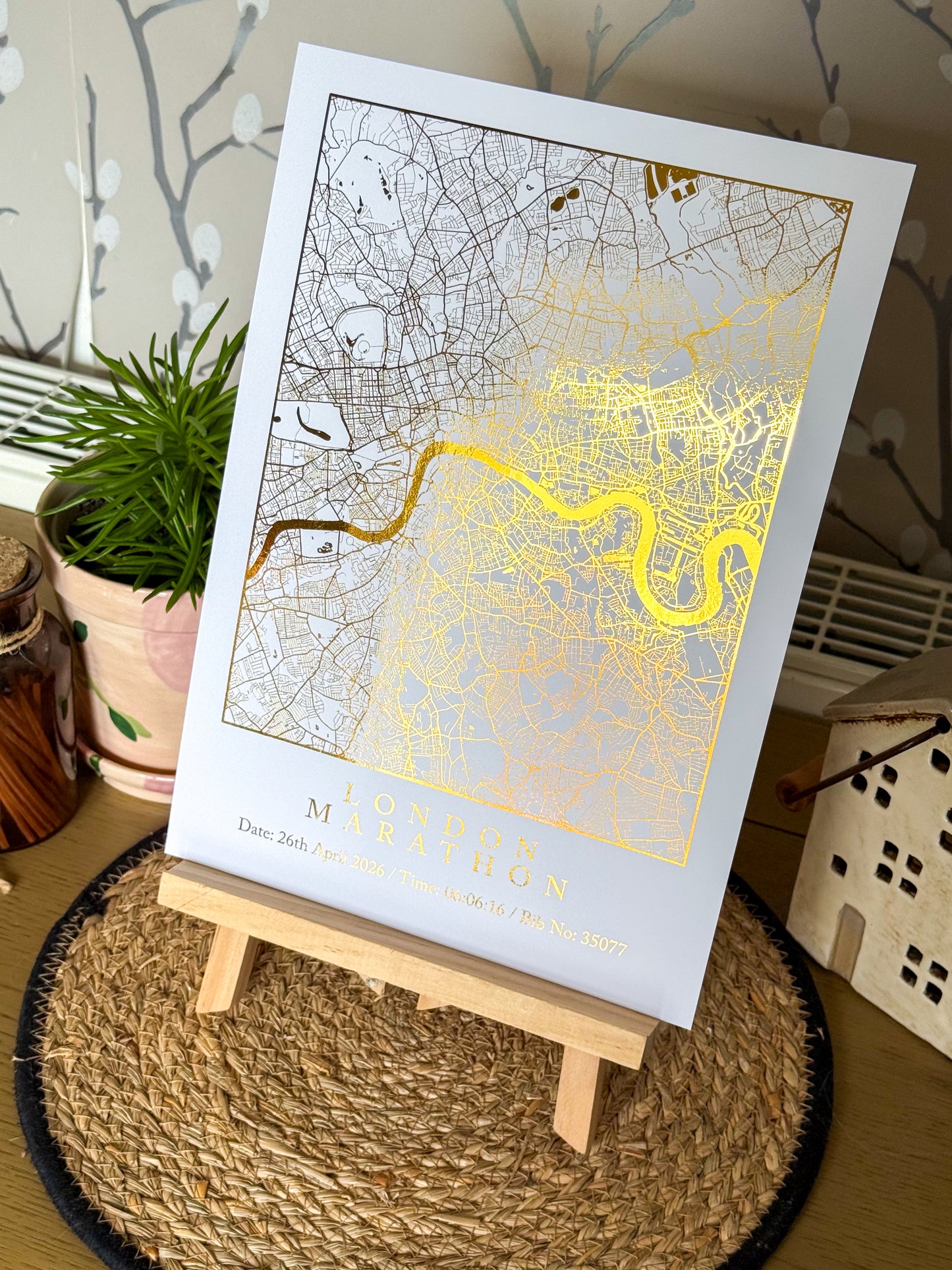 Marathon Map Foil