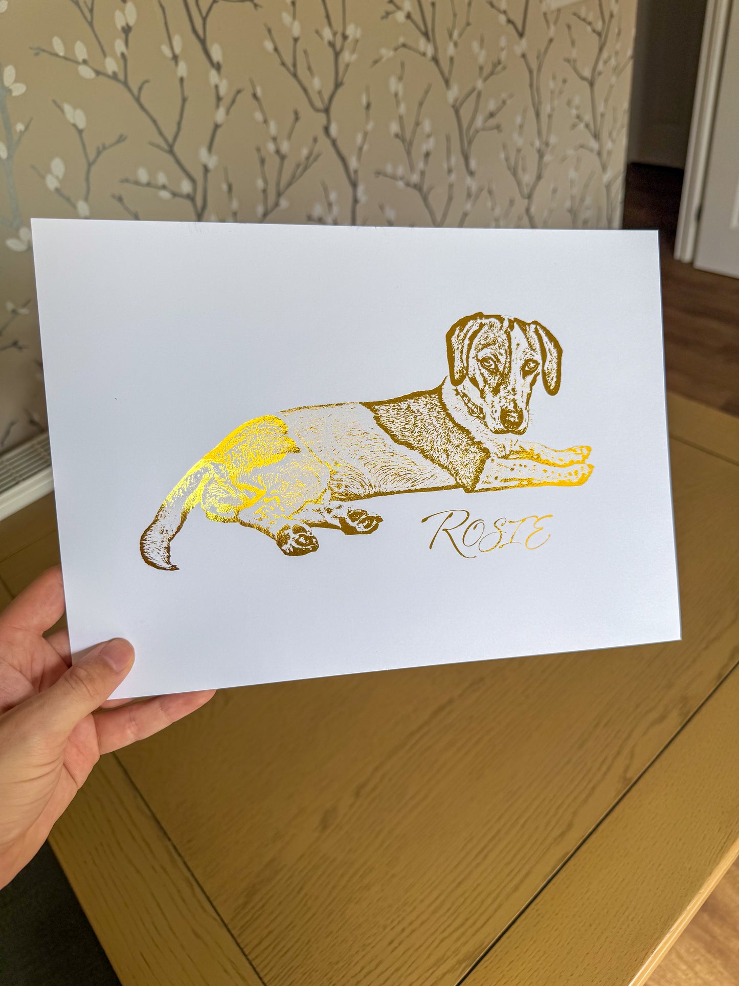 Animal Personalised Foil Print