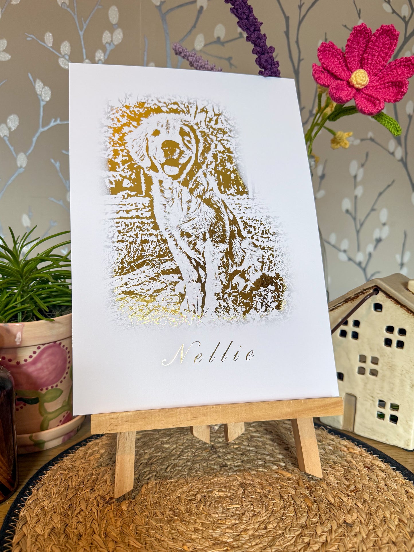Animal Personalised Foil Print