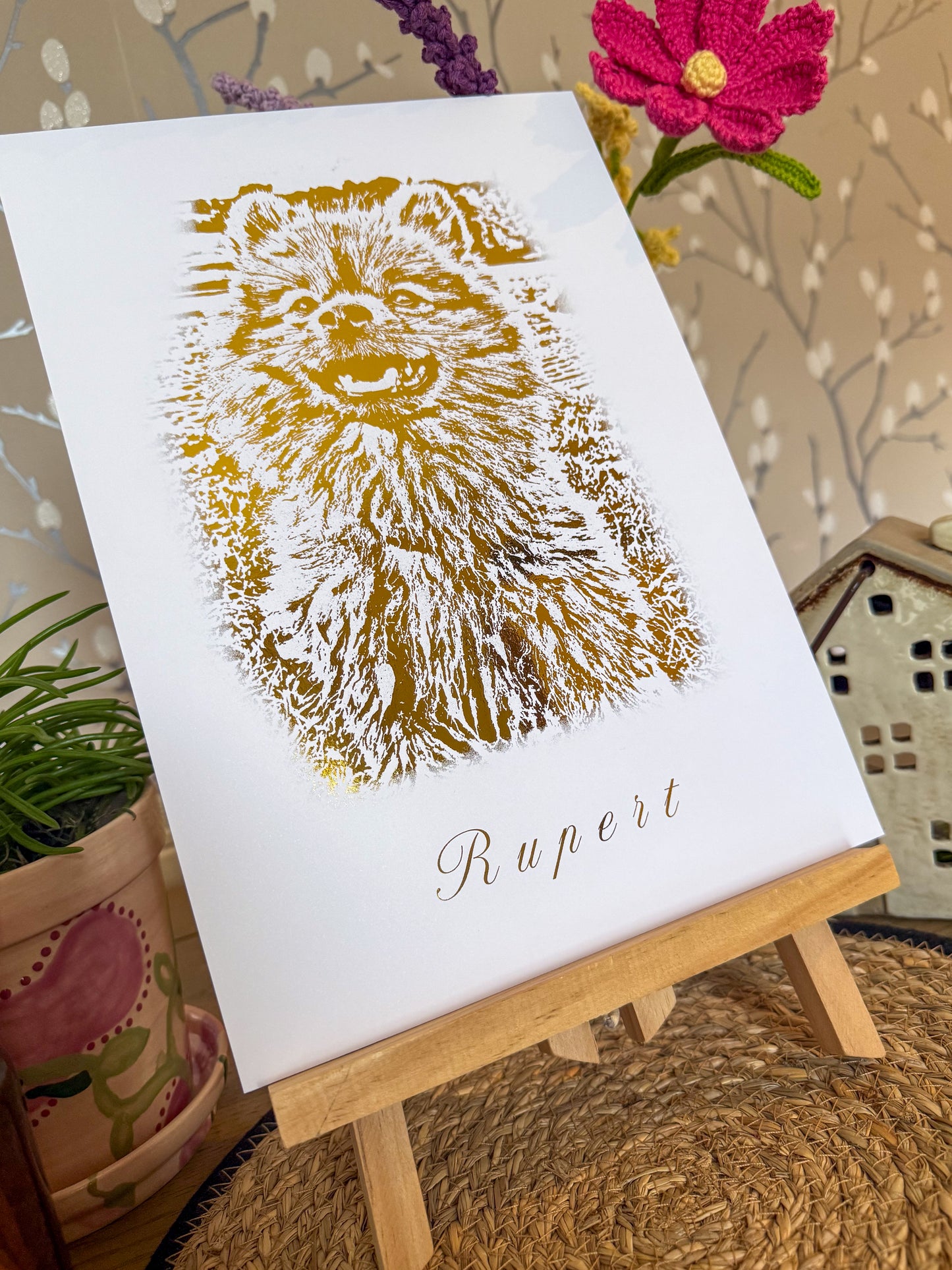 Animal Personalised Foil Print
