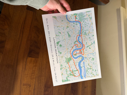 Marathon Route Map